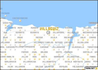 map of Villagüiz