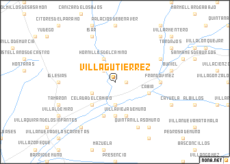 map of Villagutiérrez