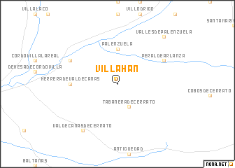 map of Villahán