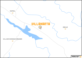 map of Villaharta