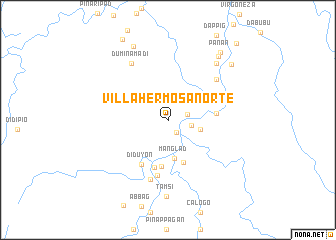 map of Villa Hermosa Norte
