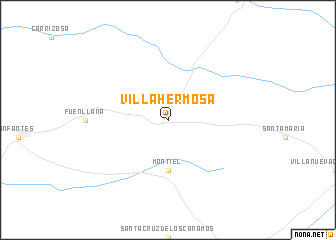 map of Villahermosa