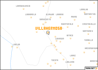 map of Villahermosa