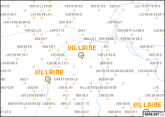 map of Villaine