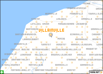 map of Villainville