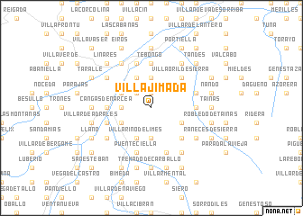 map of Villajimada