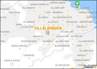 map of Villa Lamadrid