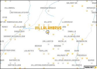 map of Villalambrús