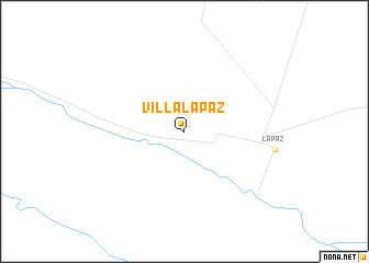 map of Villa La Paz