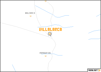 map of Villa Larca