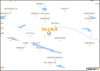 map of Villala