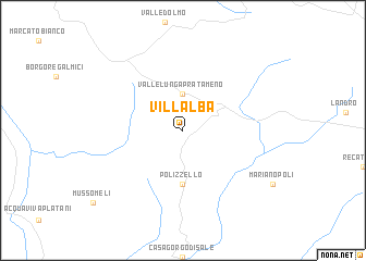 map of Villalba