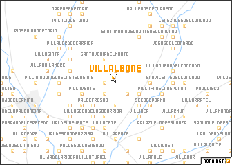 map of Villalboñe