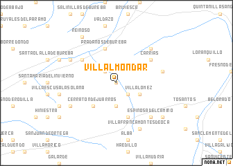 map of Villalmóndar