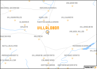 map of Villalobón