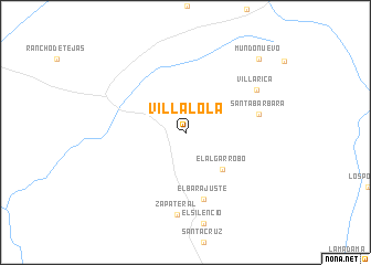 map of Villa Lola