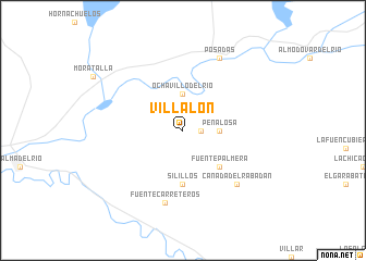 map of Villalón