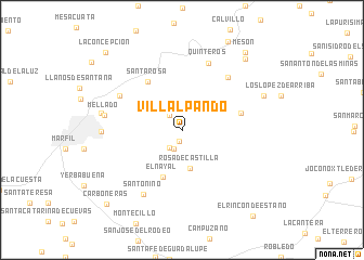 map of Villalpando