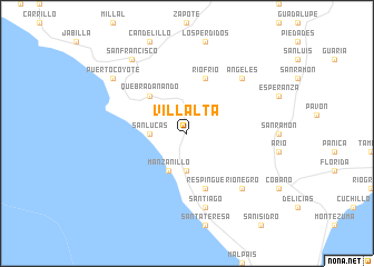 map of Villalta