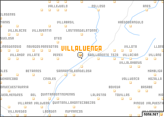 map of Villaluenga