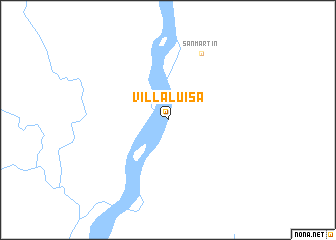 map of Villa Luisa