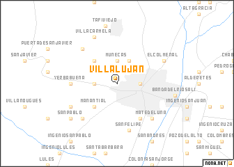 map of Villa Luján