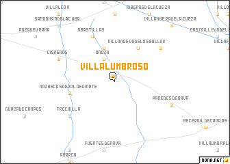 map of Villalumbroso