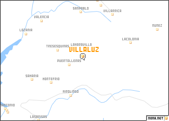 map of Villa Luz