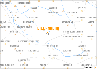 map of Villamagna