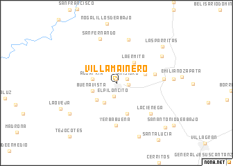 map of Villa Mainero