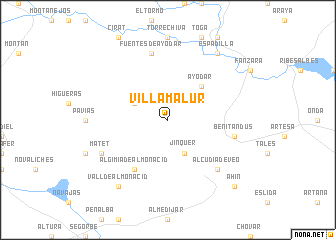 map of Villamalur