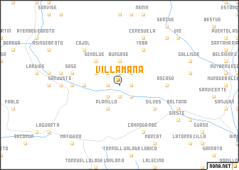 map of Villamana