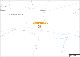 map of Villa María Grande