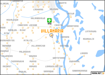 map of Villamaria