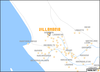 map of Villamaría