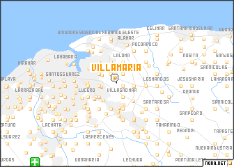 map of Villa María