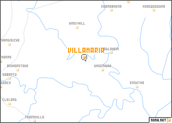 map of Villa Maria