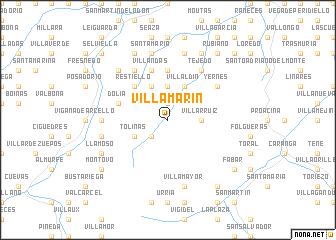 map of Villamarín