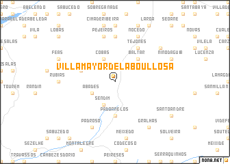 map of Villamayor de la Boullosa