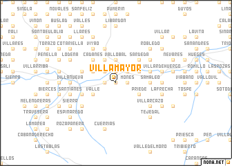 map of Villamayor