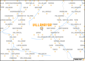 map of Villamayor