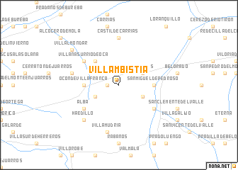 map of Villambístia