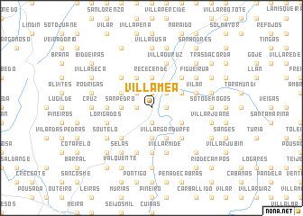 map of Villameá