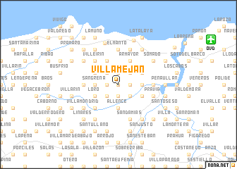 map of Villameján