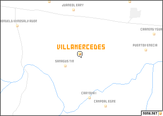 map of Villa Mercedes