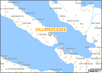 map of Villa Mercedes