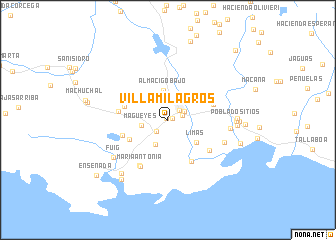 map of Villa Milagros