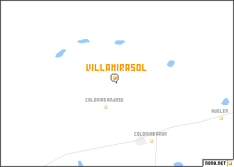 map of Villa Mirasol