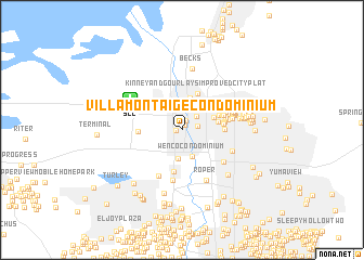 map of Villa Montaige Condominium