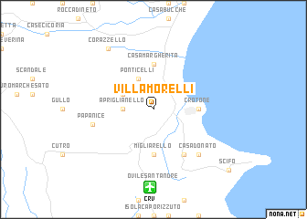 map of Villa Morelli